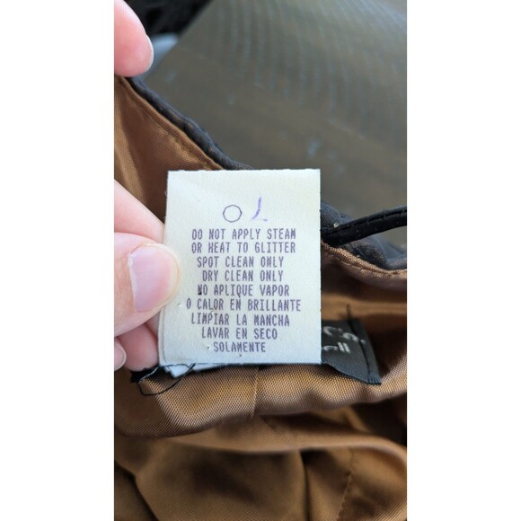 Vintage Y2K Morgan Co Prom Dress Maxi Gown 13/14 Whimsigoth Dark Romantic 90s - Picture 8 of 11